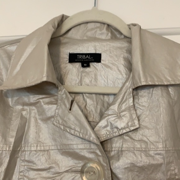 Tribal Cream Shimmer Jacket - Picture 10 of 10